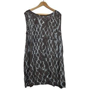 Skifo Skif Happy Circle One Size Abstract Sleeveless Dress